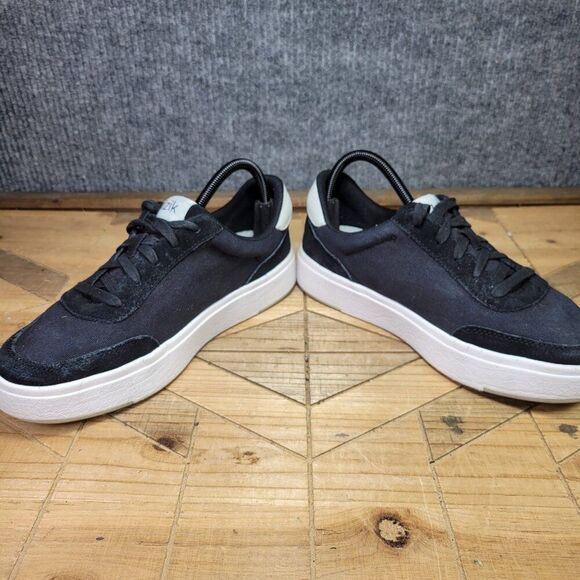 Kizik Prague Black Hands Free Athletic Canvas Sneakers Womens 9.5‎ Wide Mens 8 - Picture 5 of 11